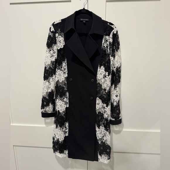 INC International Concepts Jackets & Blazers - Size Large INC Women’s Crochet Trench Coat
